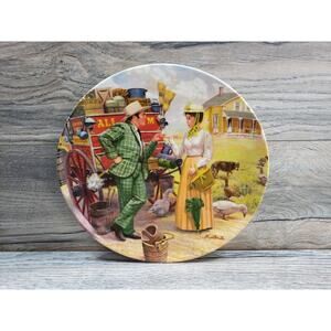 Knowles 1985 Oklahoma Mort Kunstler I Can't say No Vintage Collectors Plate